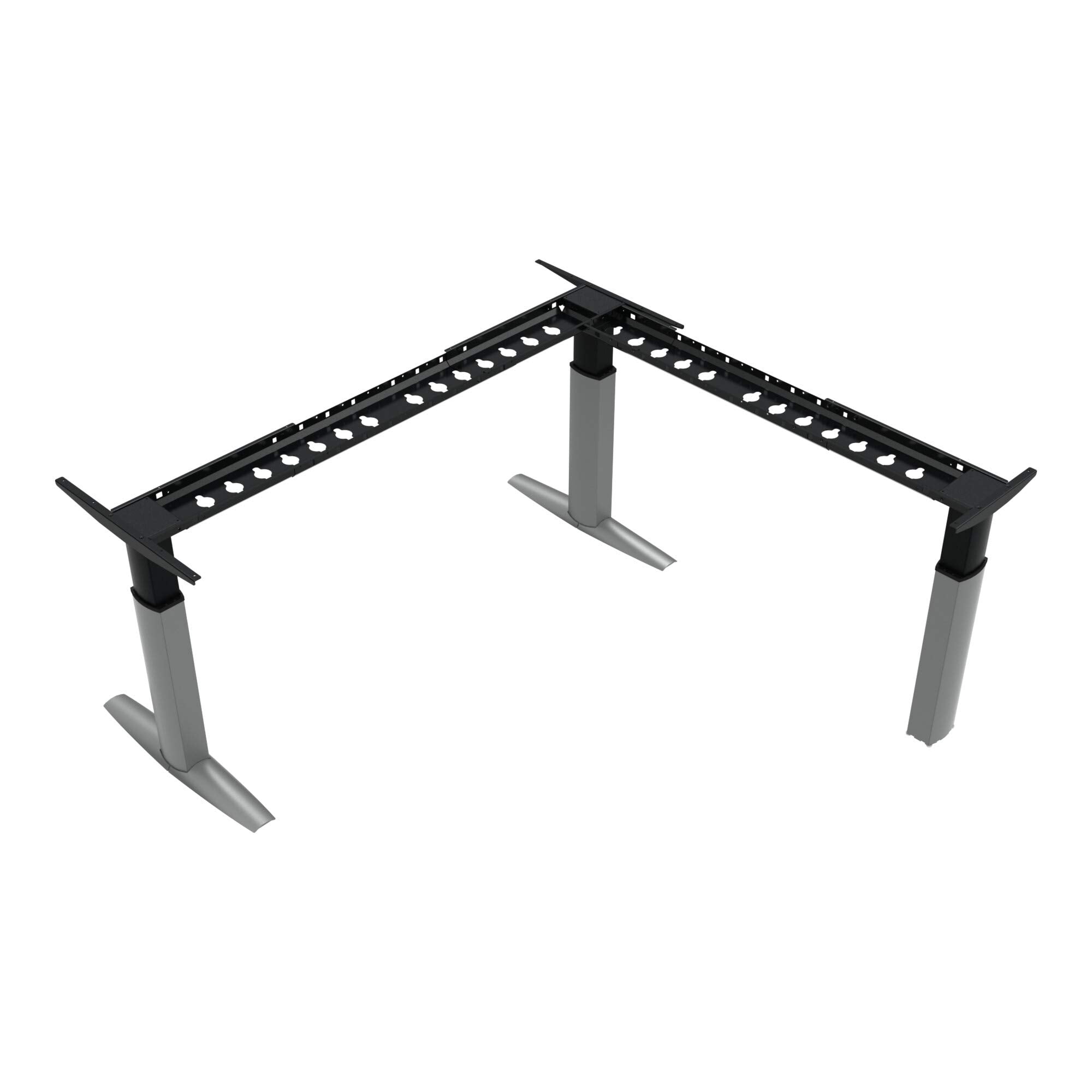 STIER Elektrisch höhenverstellbares Gestell für Eckschreibtisch 501-23 68-120cm