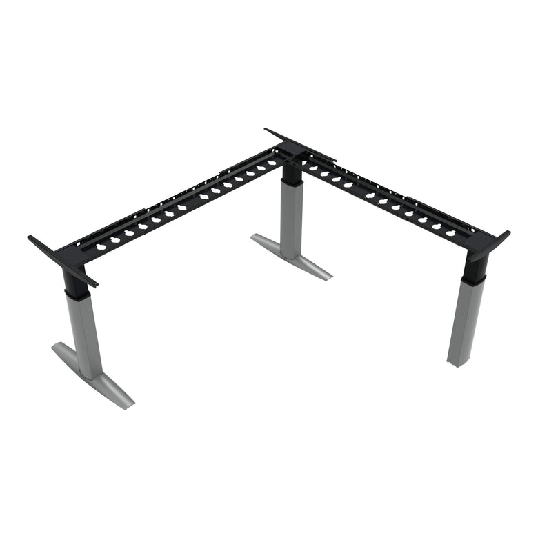 STIER Elektrisch höhenverstellbares Gestell für Eckschreibtisch 501-23 68-120cm