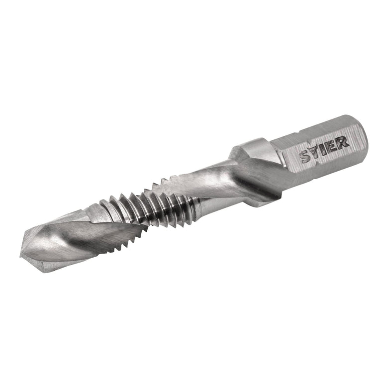 STIER Kombigewindebohrer Bit M3 bis M10 DIN 3126 HSS-G 1/4"-Sechskant