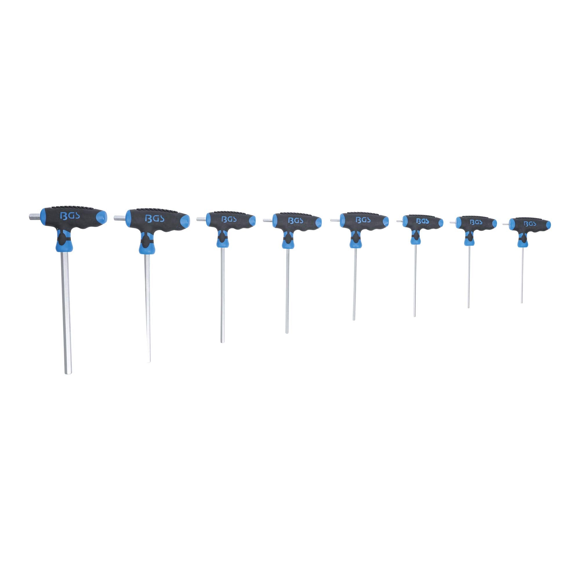BGS T-Griff-Schlüssel-Satz Innensechskant 2 - 10 mm 8 teilig