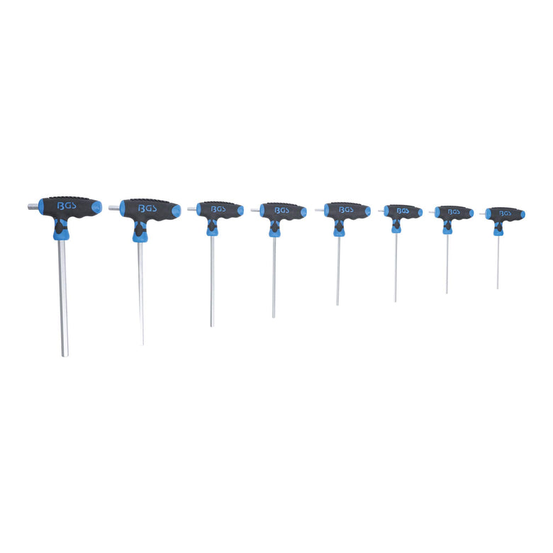 BGS T-Griff-Schlüssel-Satz Innensechskant 2 - 10 mm 8 teilig