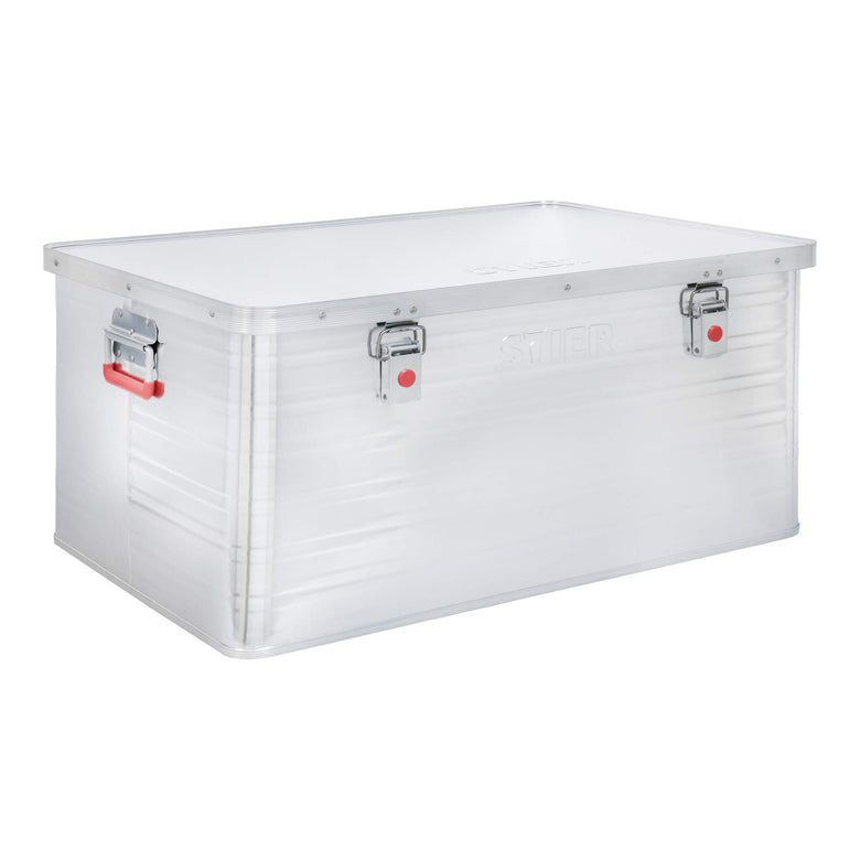 STIER Alubox Aluminiumbox Transportkiste Staub und Spritzwasserschutz div Größen