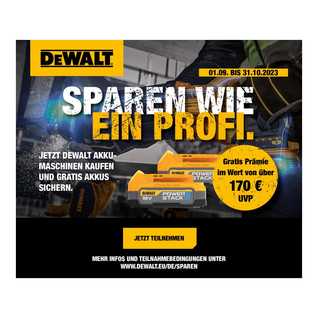 DEWALT Betonverdichter 18 V / Basisversion DCE531N-XJ
