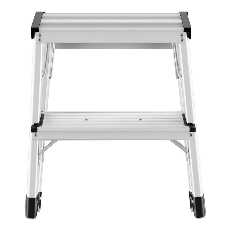 Hailo D60 StandardLine, Aluminium-Trittleiter, 2x2 Stufen