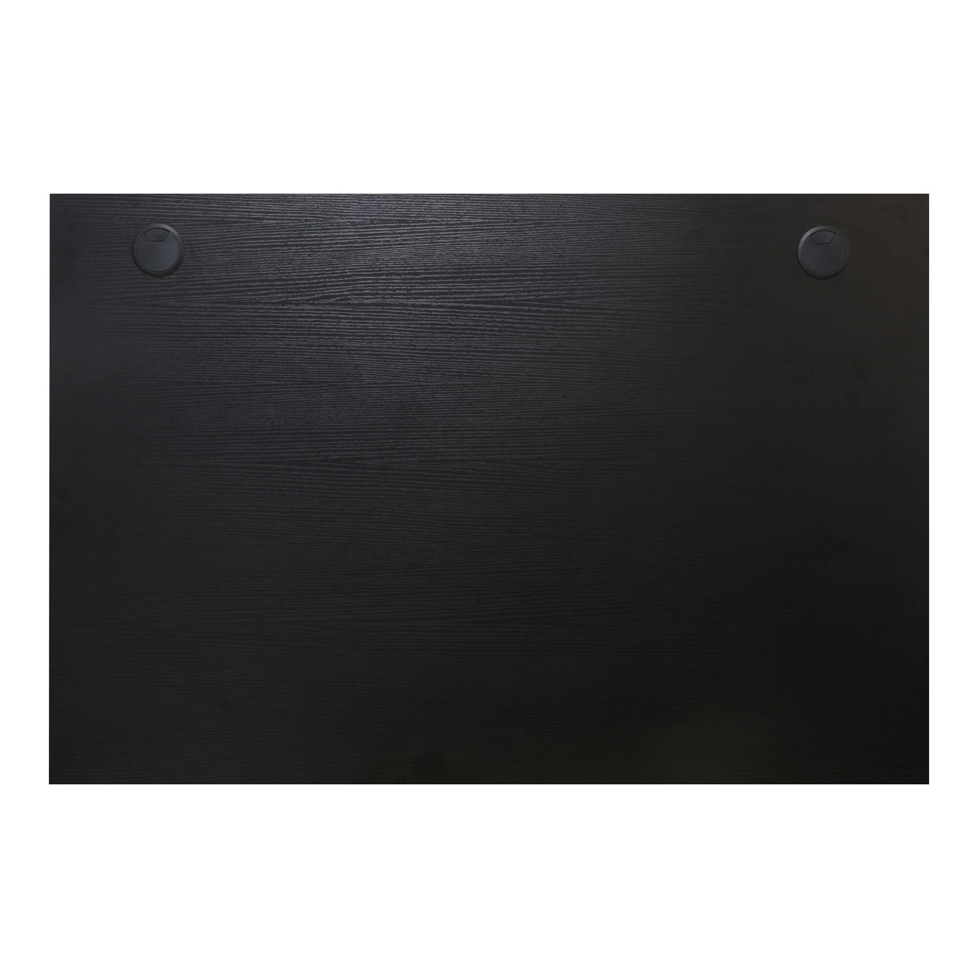 STIER desk top 120x80cm black melamine coated tabletop 25mm thick