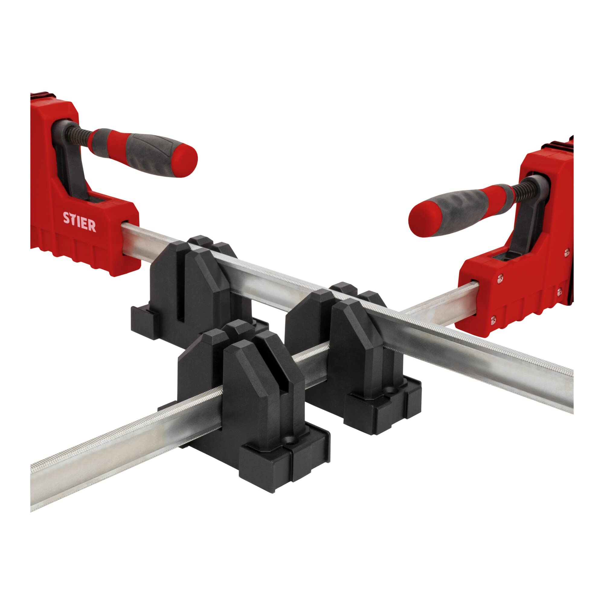 STIER Rahmenpressen-Set für Korpuszwinge 4-teilig Für arbeiten am Bau in der