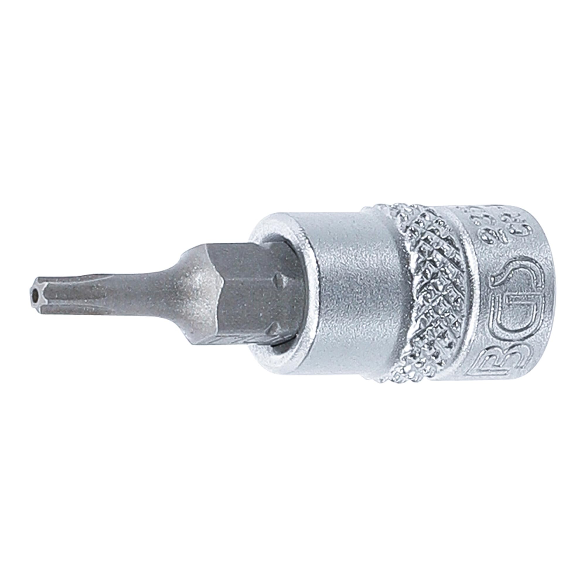 BGS Bit-Einsatz Antrieb Innenvierkant 6,3 mm (1/4") T-Profil (für Torx) mit