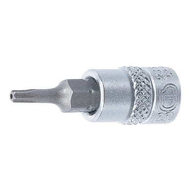 BGS Bit-Einsatz Antrieb Innenvierkant 6,3 mm (1/4") T-Profil (für Torx) mit