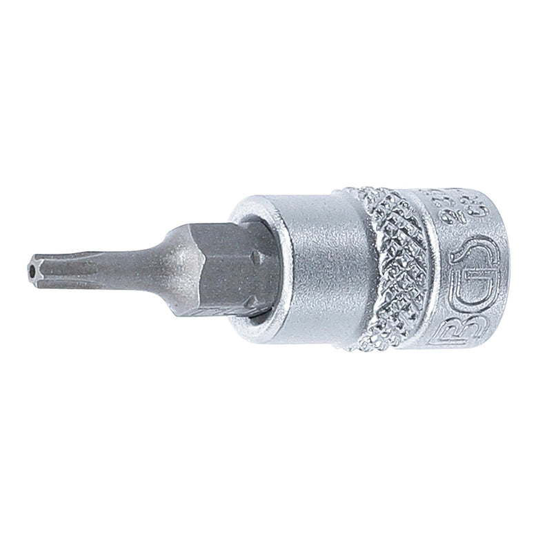 BGS Bit-Einsatz Antrieb Innenvierkant 6,3 mm (1/4") T-Profil (für Torx) mit