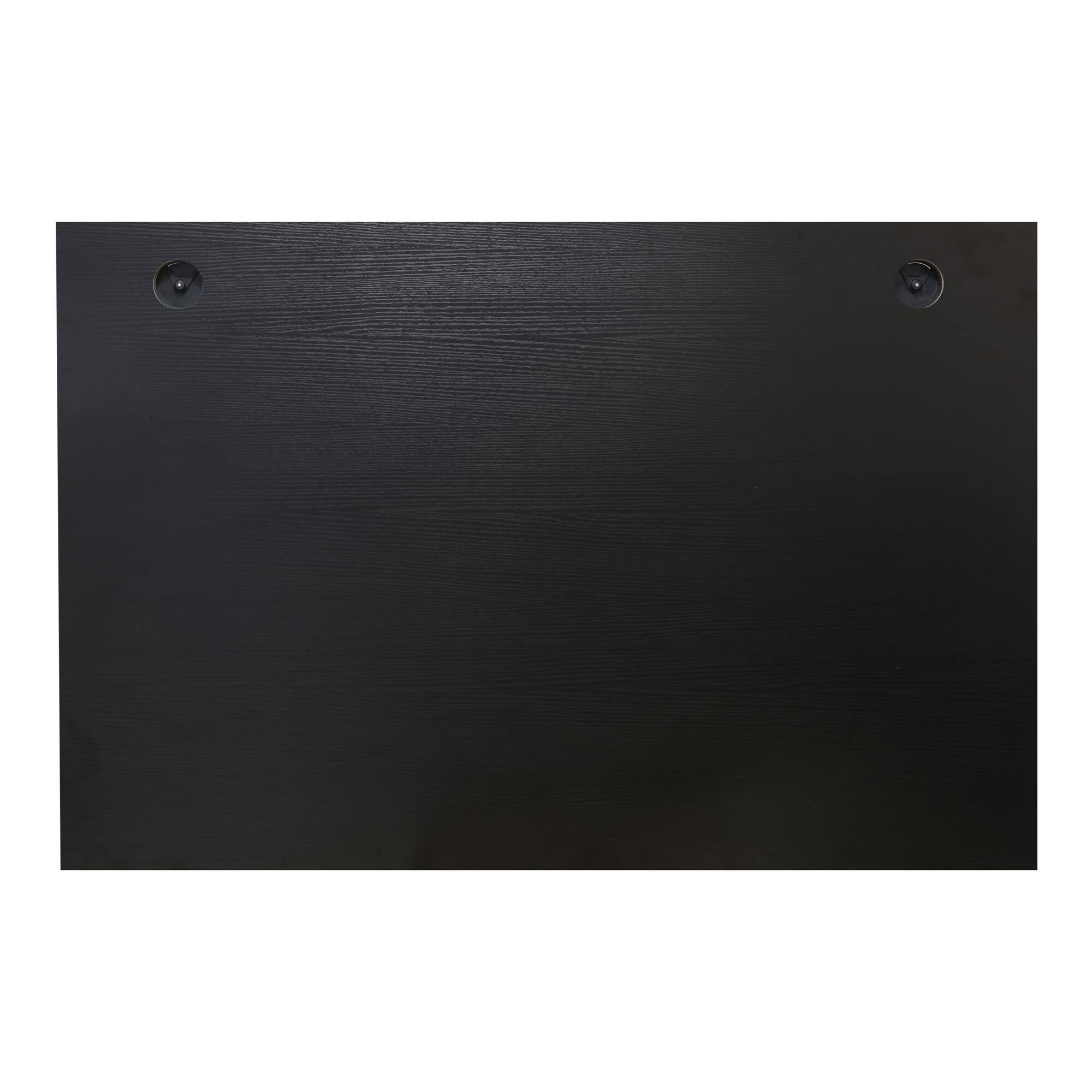 STIER desk top 160x80cm black melamine coated tabletop 25mm thick