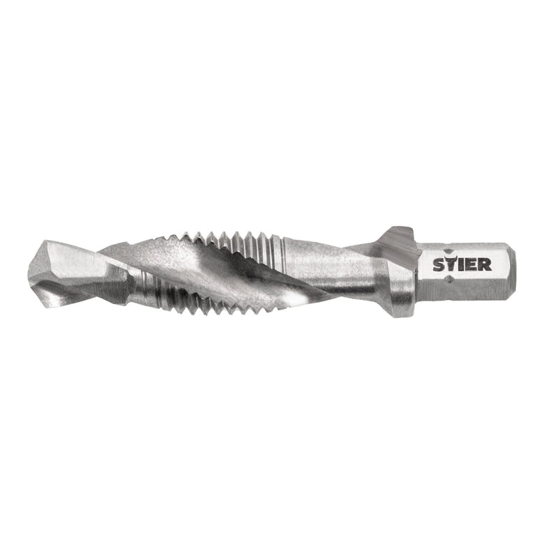 STIER Kombigewindebohrer Bit M3 bis M10 DIN 3126 HSS-G 1/4"-Sechskant