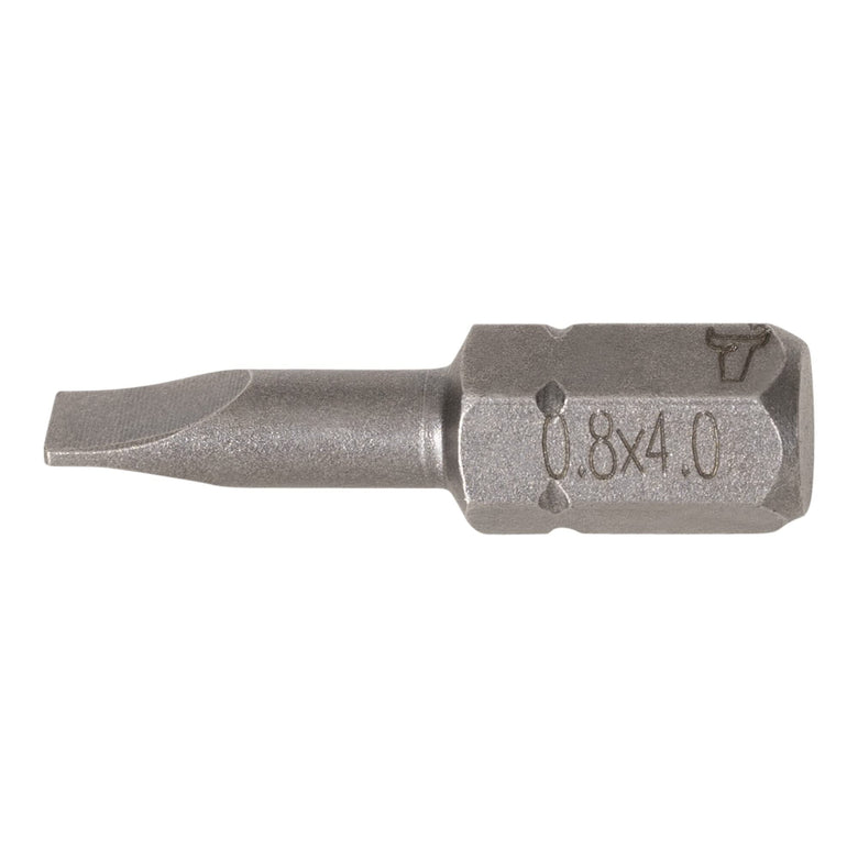 STIER Schlitz-Bit Form C 6,3 Länge 25mm 10er Pack 10 Stk diverse Größen Bit Satz