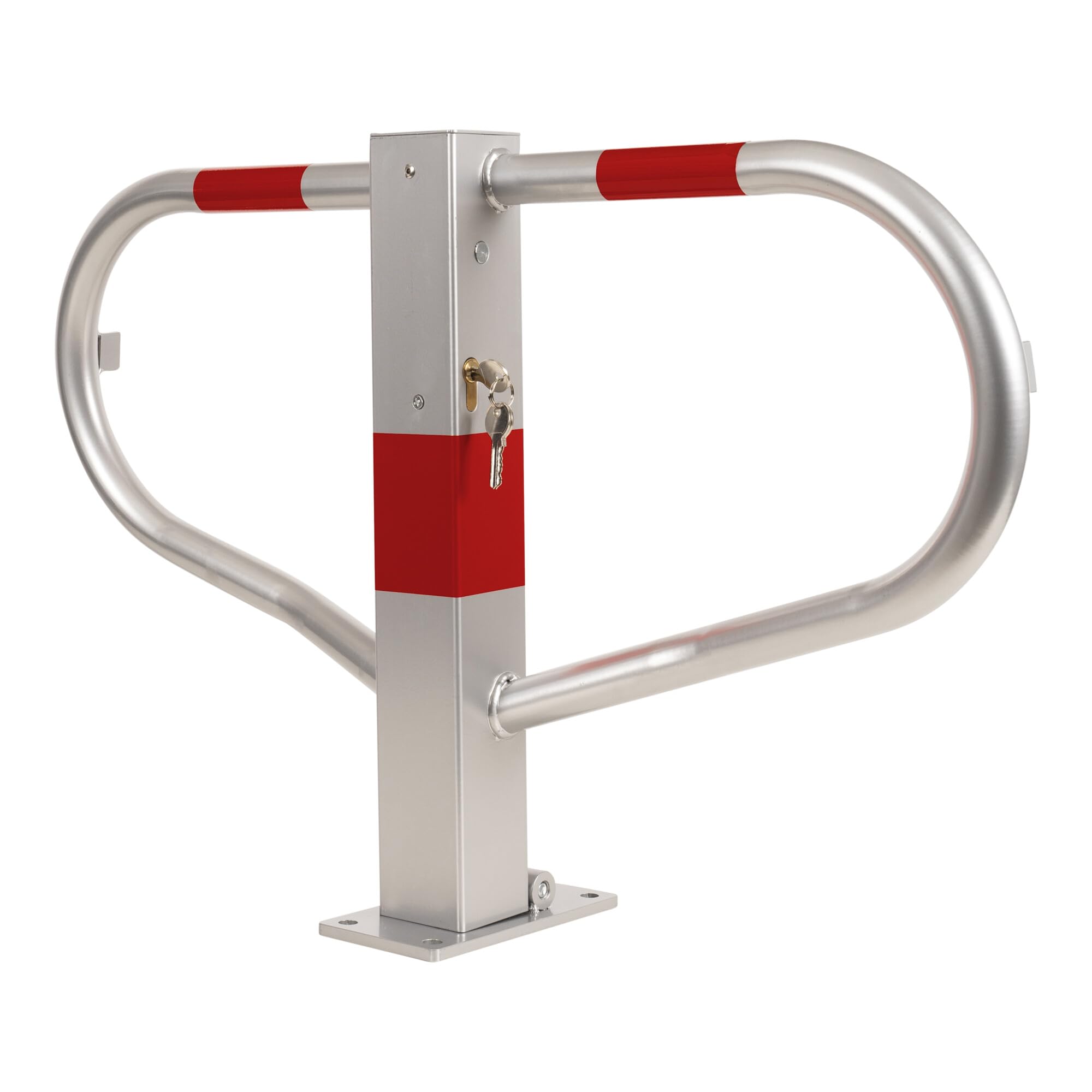 STIER Parkbügel umlegbar stabiles mit Zylinderschloss 2 Schlüssel im