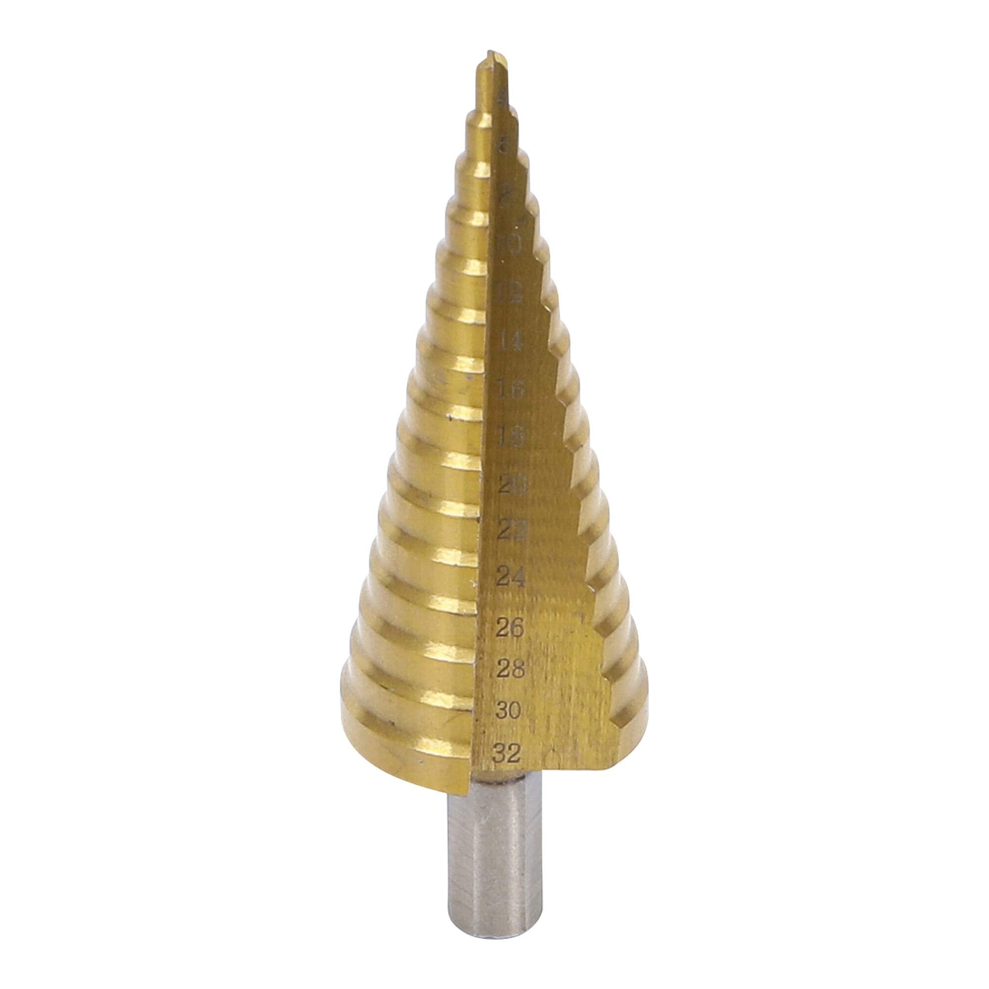 BGS Stufenbohrer titannitriert Ø 4 - 32 mm
