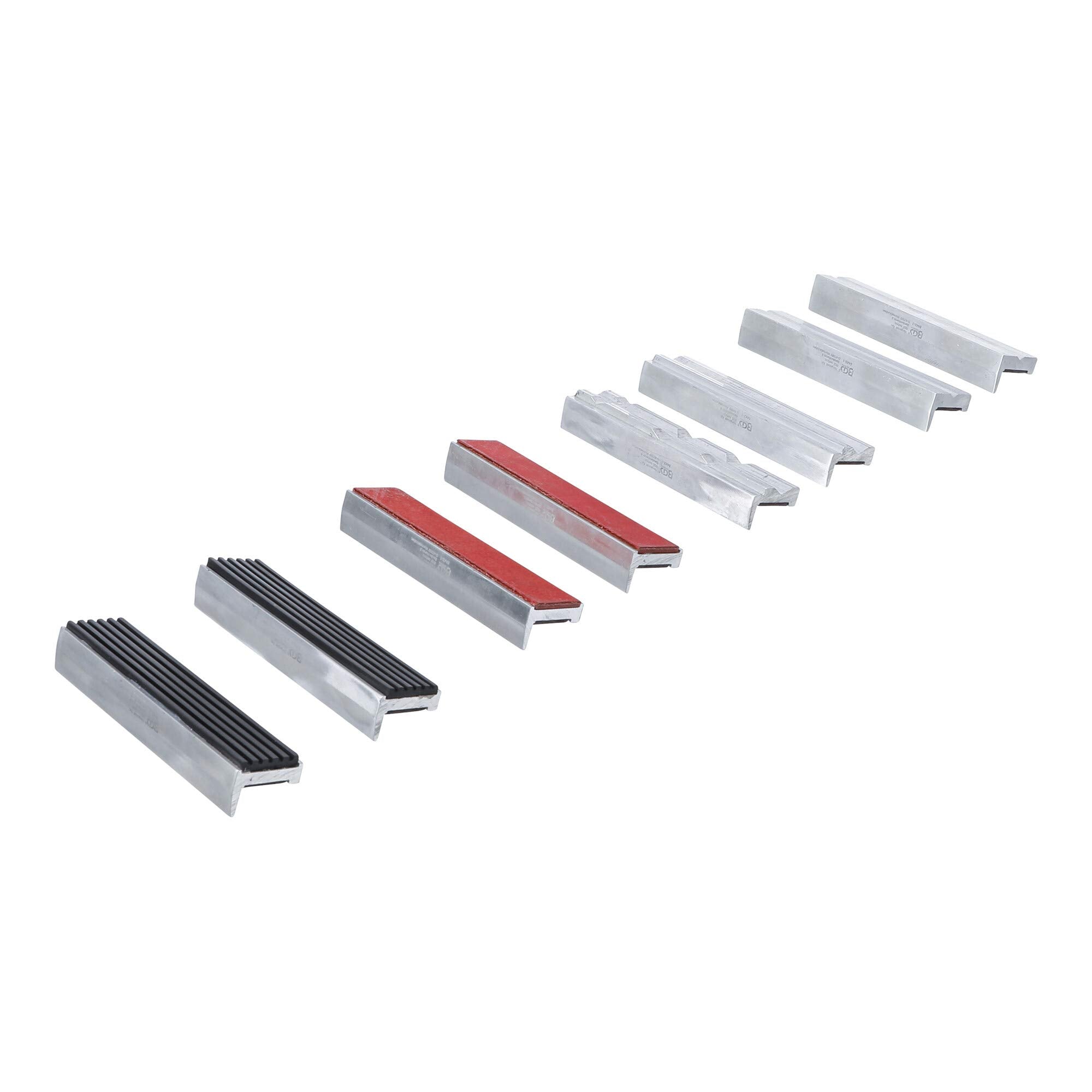 BGS Schraubstock-Schutzbacken-Satz Aluminium 125 mm 8 teilig
