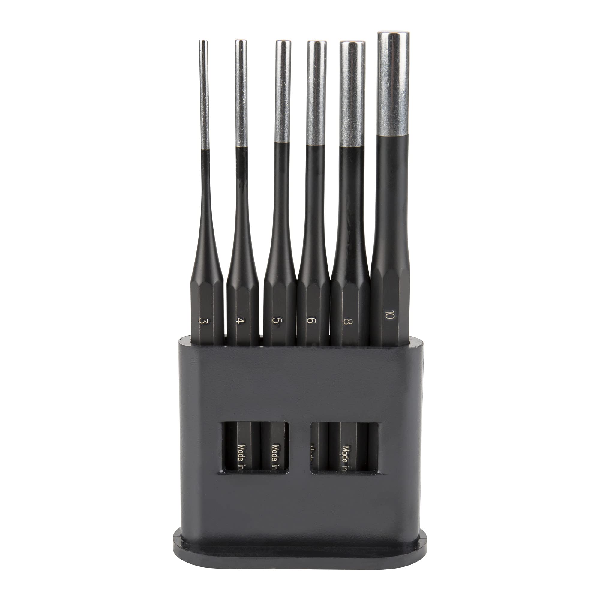 STIER Robust+ pin punch set, 6 pieces