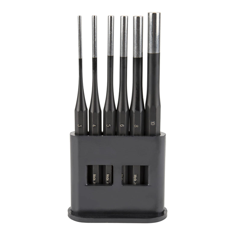 STIER Robust+ pin punch set, 6 pieces