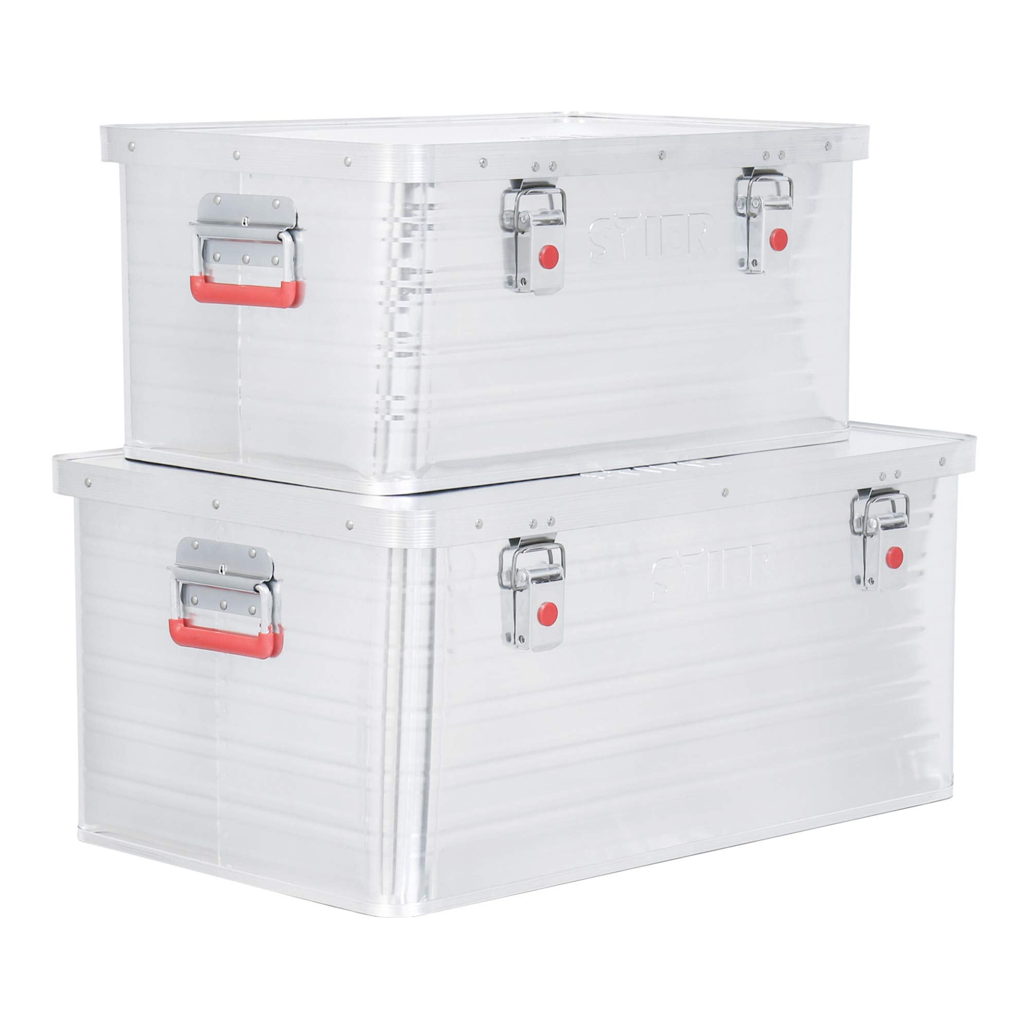 STIER Alubox Aluminiumbox Transportkiste Staub und Spritzwasserschutz div Größen