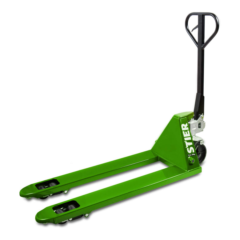 STIER pallet truck 2t to 2.5t hand pallet truck forklift truck nylon rollers various versions