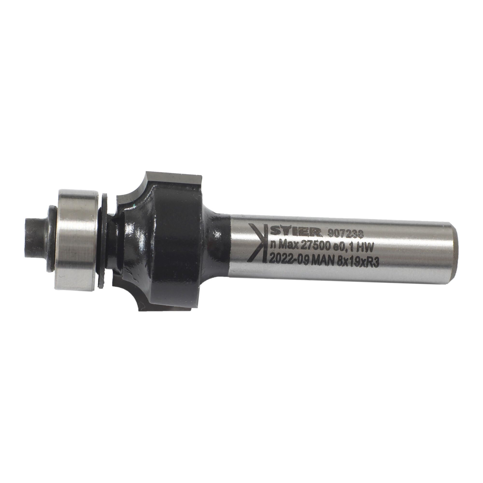 STIER Abrundfräser D19 x R3 x S8 mm HM (HW)