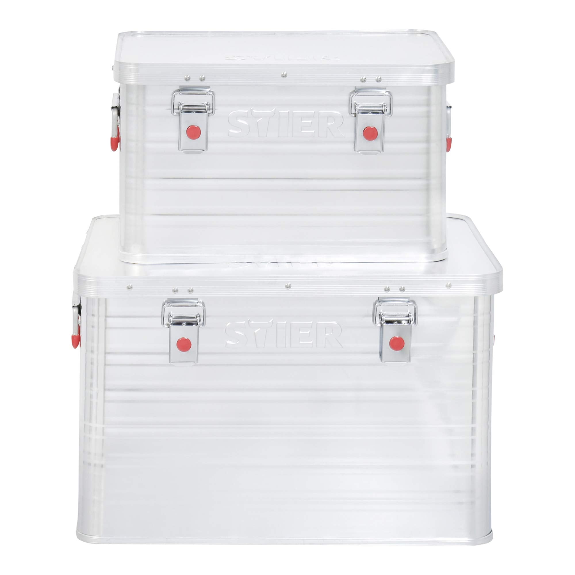 STIER Alubox Aluminiumbox Transportkiste Staub und Spritzwasserschutz div Größen