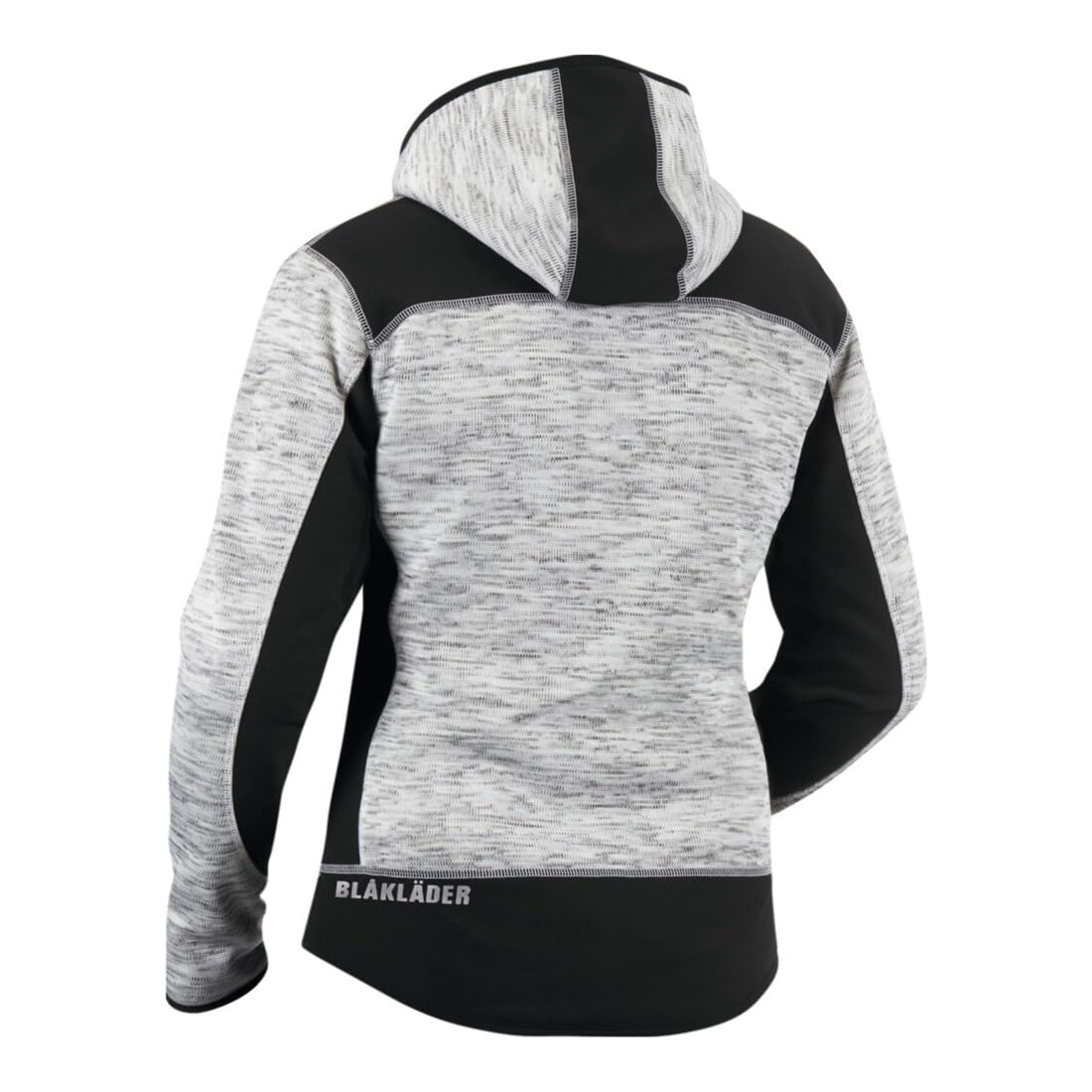 Blakläder Damen Strickjacke, grau / schwarz, Unisex-Größe: L