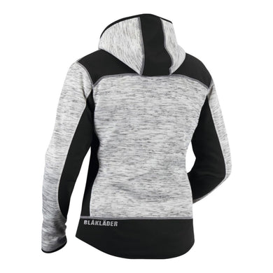 Blakläder Damen Strickjacke, grau / schwarz, Unisex-Größe: L