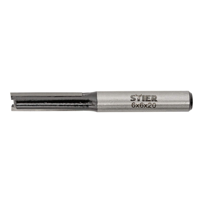 STIER milling cutter set 3-piece 6 mm shank groove cutter flush cutter round edge cutter
