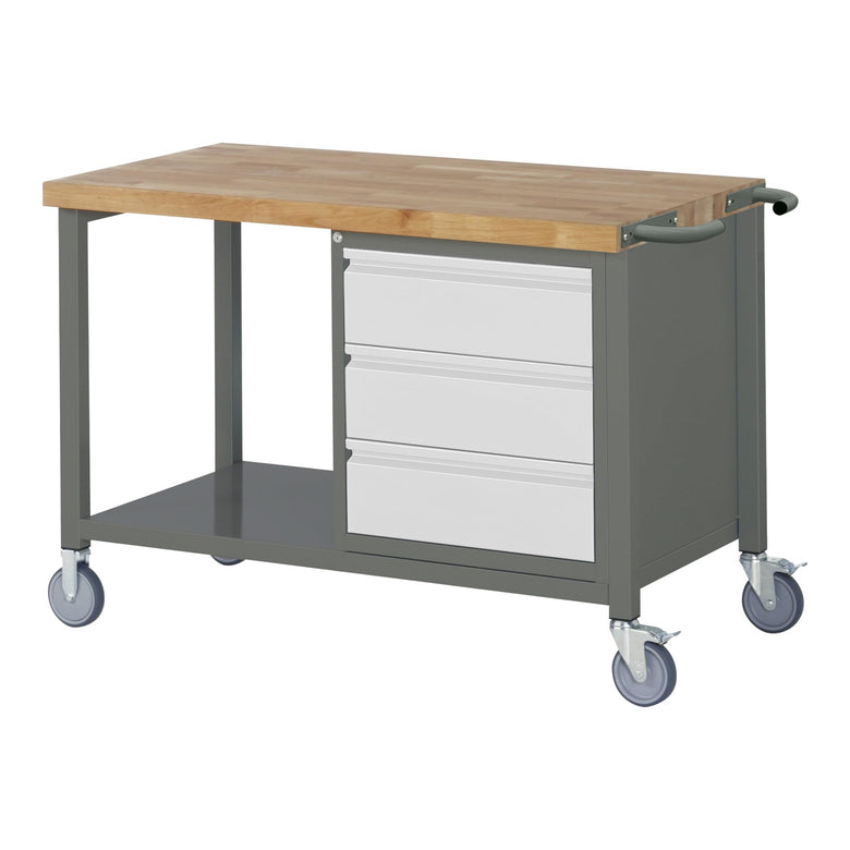 STIER Fahrbare Werkbank Premium mit 3 Schublade