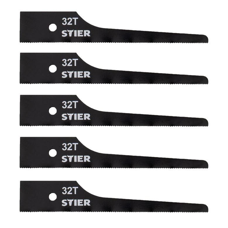 STIER Stichsägeblatt für STS-100 32 Zähne 5 Stk