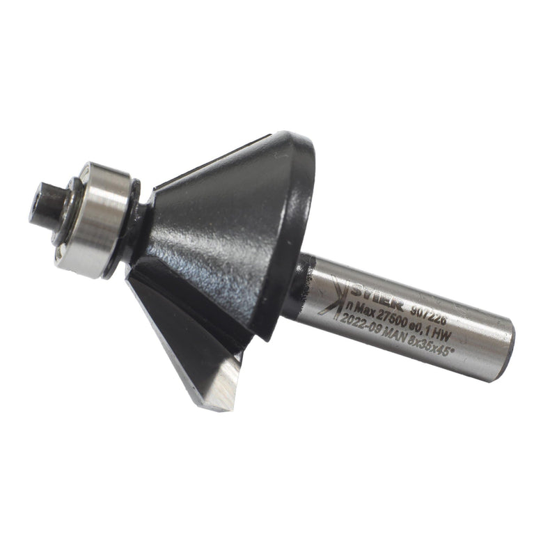 STIER chamfer cutter 45° x D35 x S8 mm HM (HW)
