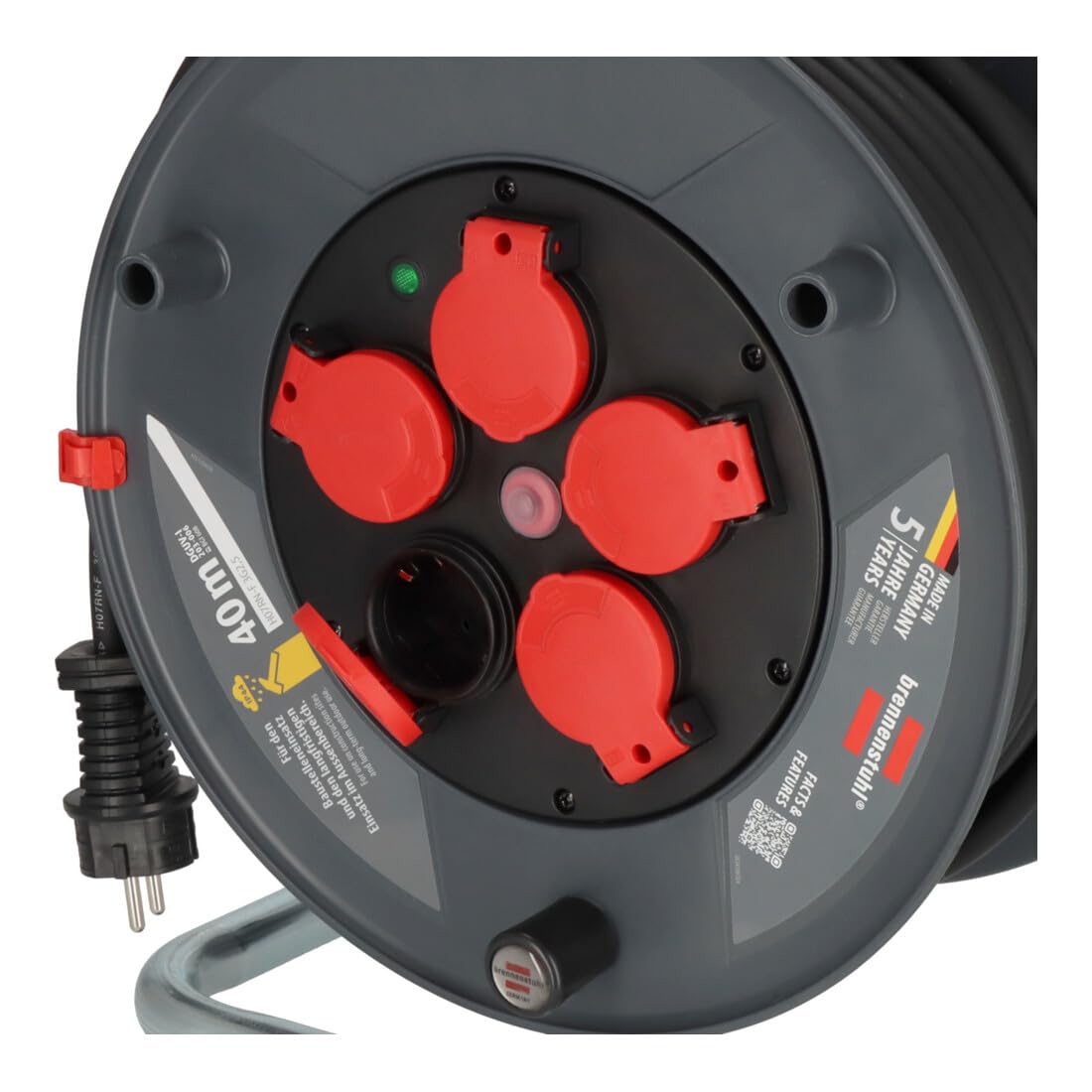 Brennenstuhl Professional Kabeltrommel 320 KU 4200 IP44, 40m H07RN-F 3G2,5