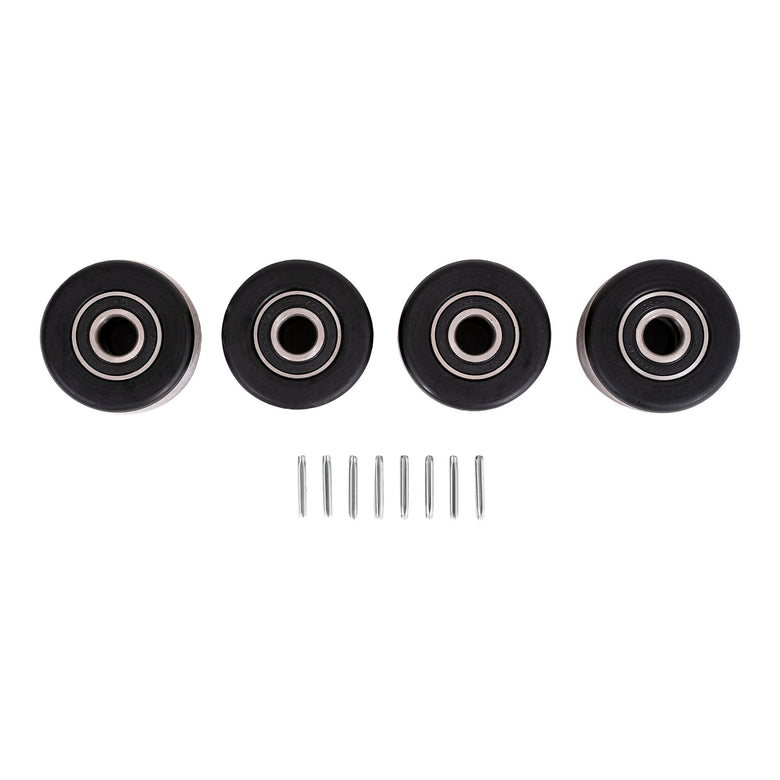 STIER tandem load roller set made of robust nylon for pallet trucks for improved
