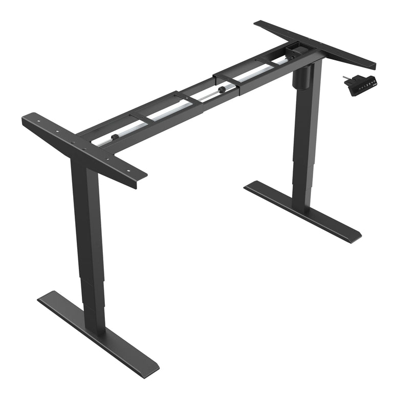 STIER Electrically height-adjustable desk frame THA black customizable