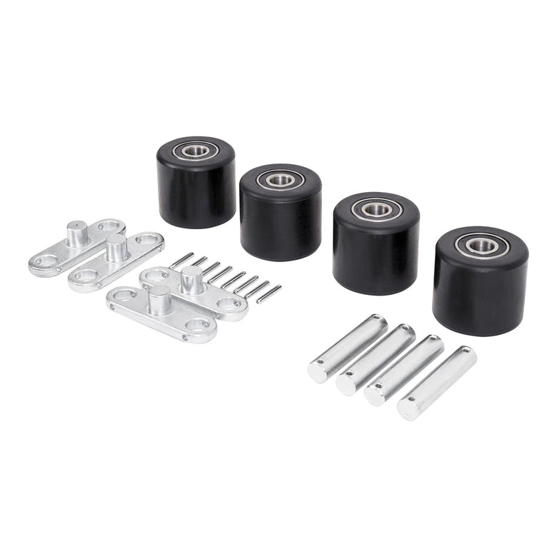 STIER tandem load roller set made of robust nylon including axles + rockers for