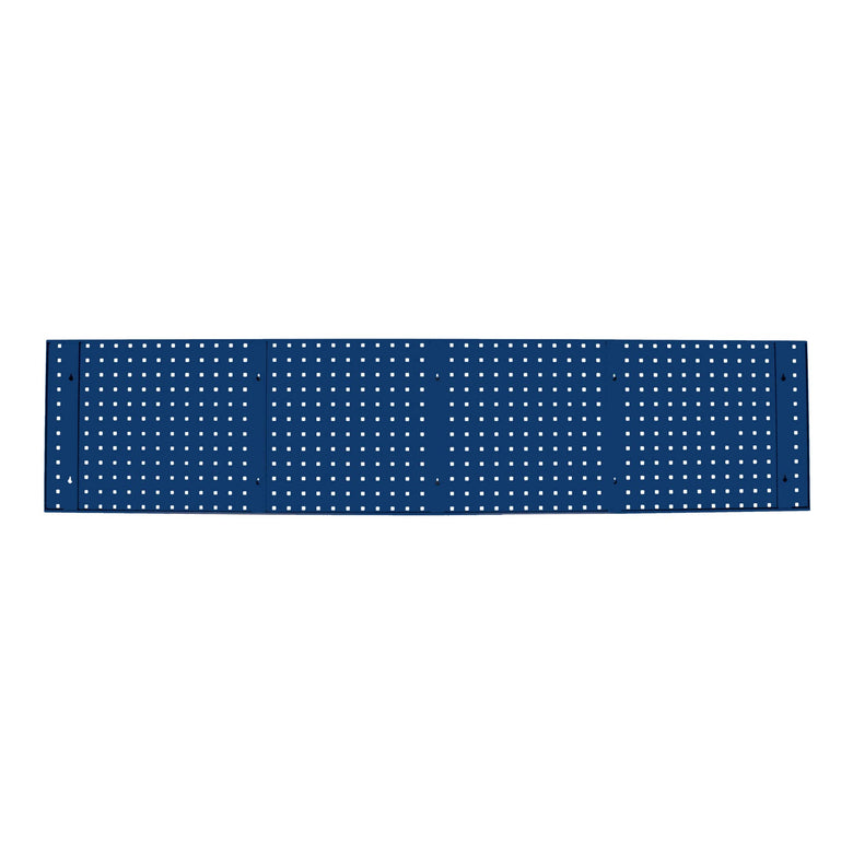 STIER perforated panel for workshop wall 2000x450mm gentian blue