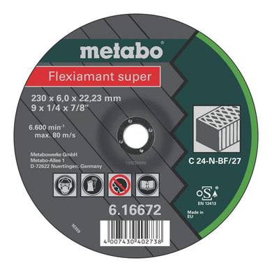 Metabo Flexiamant super 230x6,0x22,23 Stein, Schruppscheibe, gekröpfte