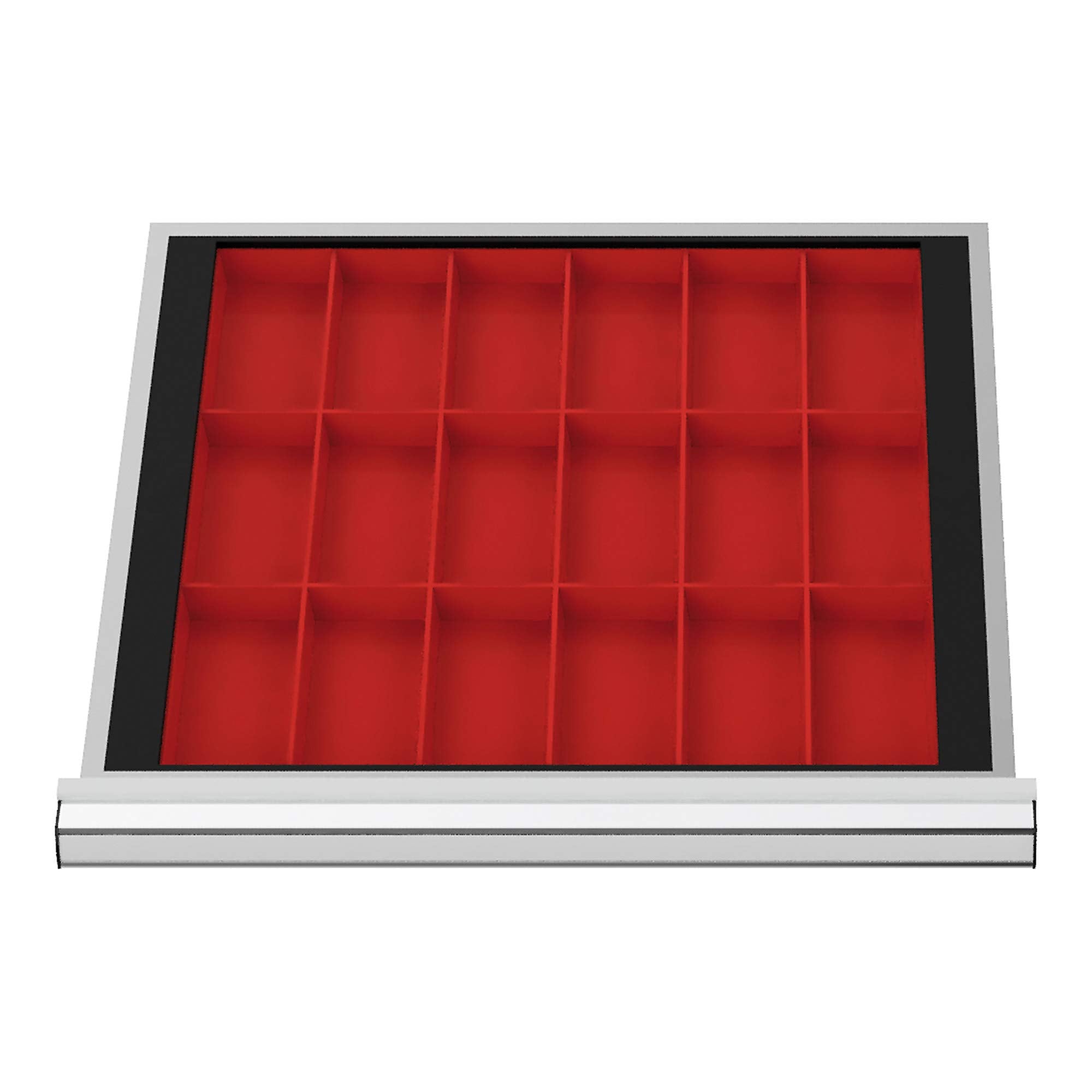STIER drawer dividers for small parts boxes BLH 50 mm internal dimensions 500x450 mm 18 KTK