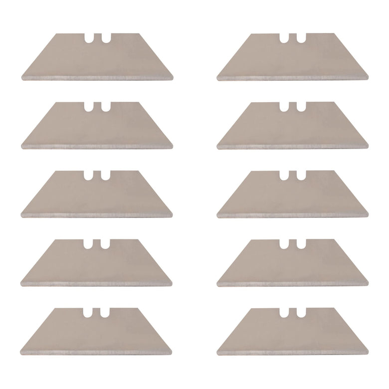 STIER trapezoidal blade for folding knives 10 pieces sharpened 19 x 61 mm interchangeable blades
