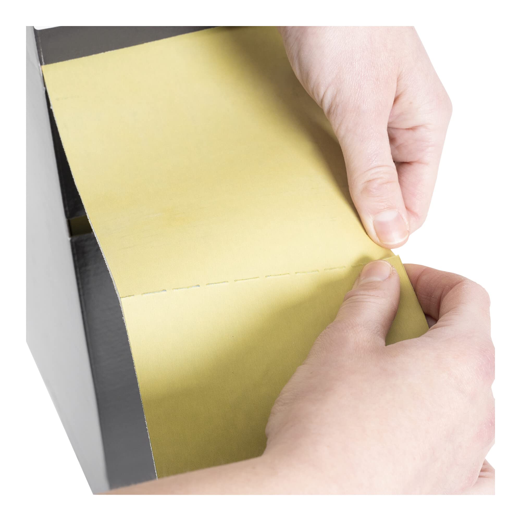 STIER Schleifpapier auf Schaumunterlage P400 115x92mm Rollenlänge: 25m Profile