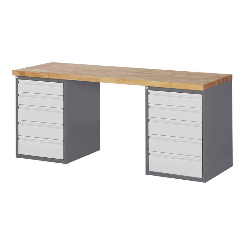 STIER Werkbank Premium mit 10 Schubladen