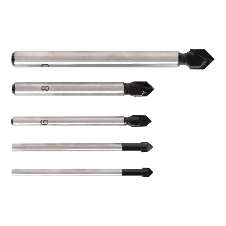 STIER tile drill set 5-piece cylindrical shank round shank high-quality