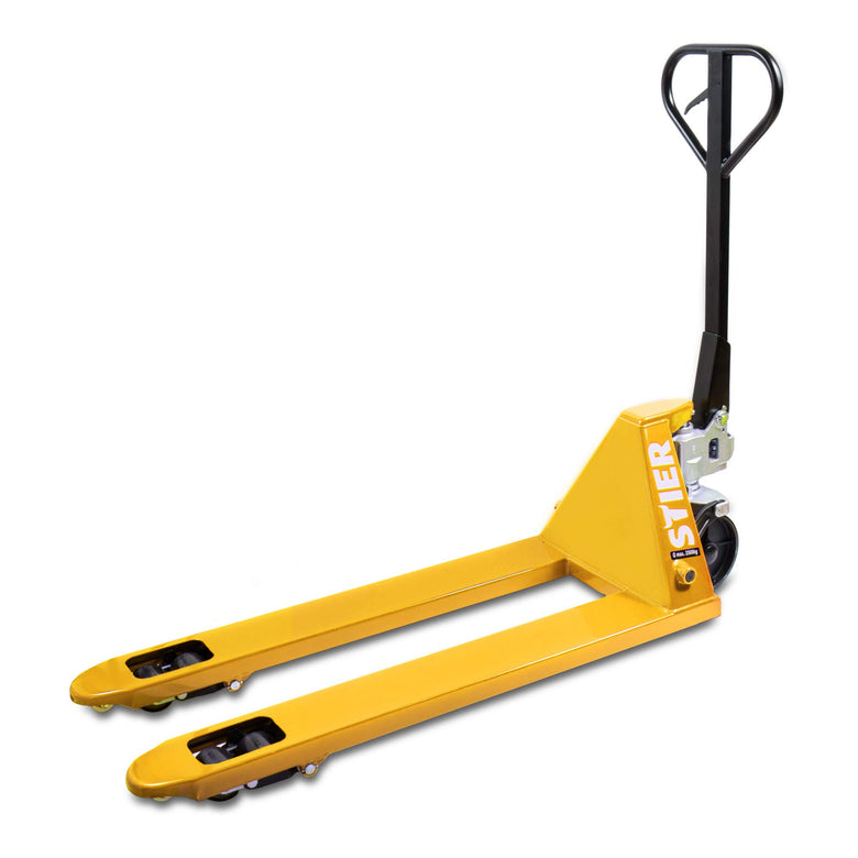 STIER pallet truck 2t to 2.5t hand pallet truck forklift truck nylon rollers various versions