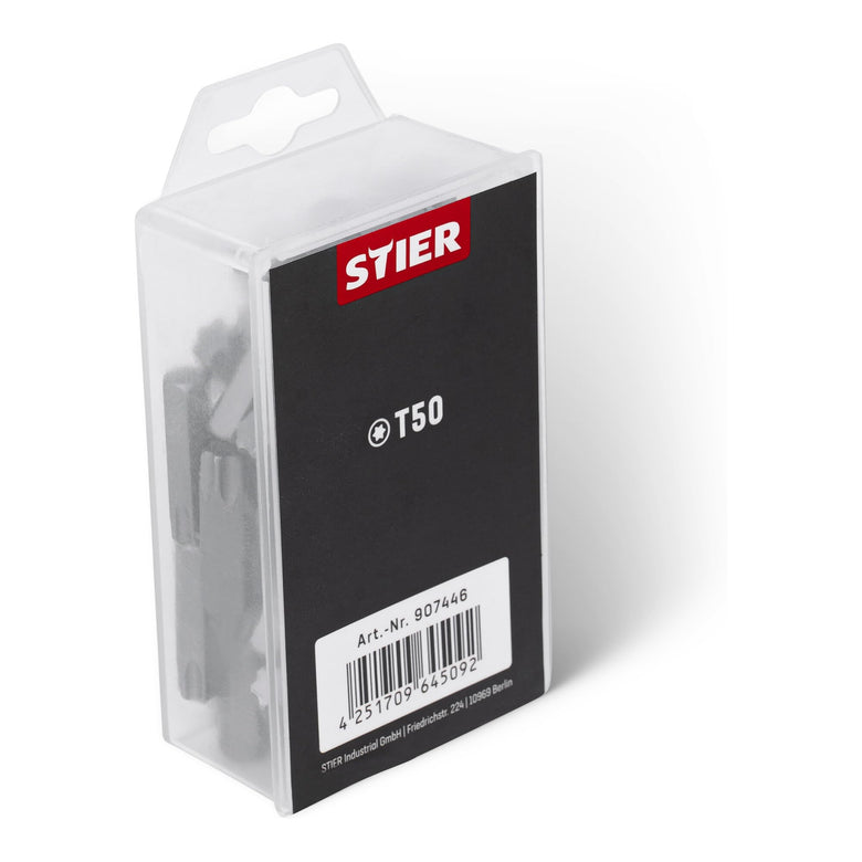 STIER TORX® bit bulk pack T50