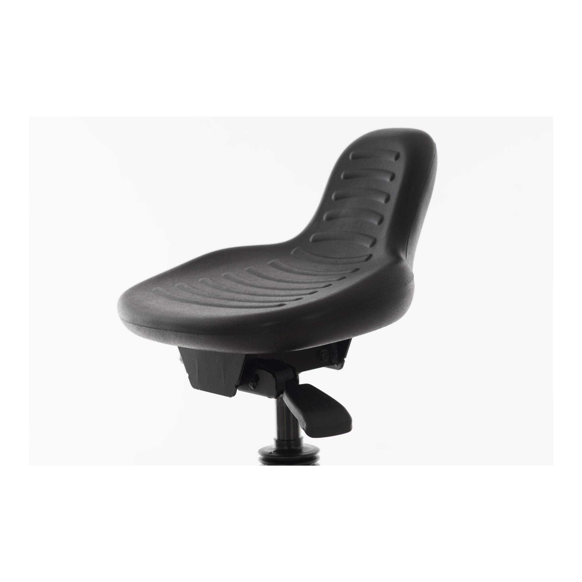 STIER Stehhilfe mit Bodengleitern höhenvertellbare Sitzhöhe 580-840 mm PU-Sitz