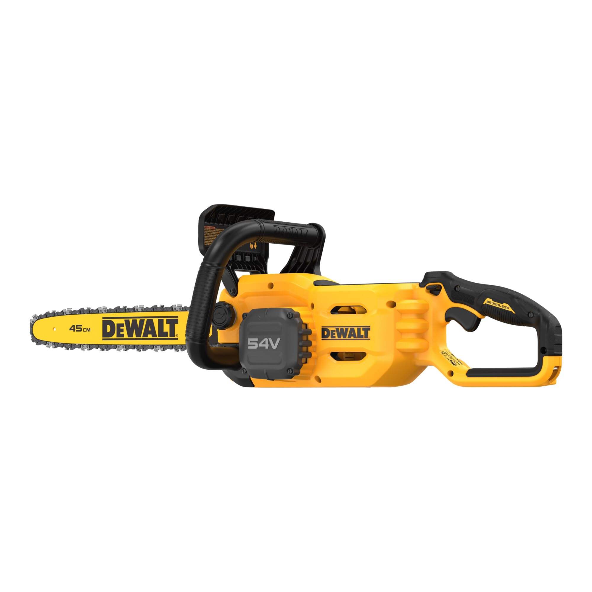 DEWALT 54 Volt Akku-Kettensäge 45cm Schwert (bürstenlos) - Basisversion