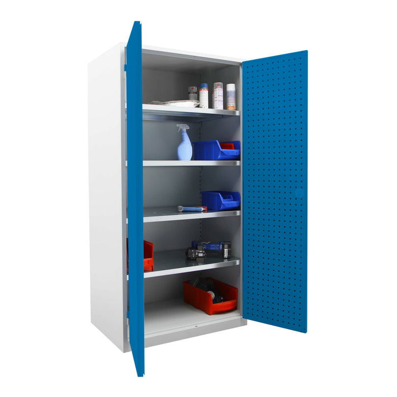 STIER workshop cabinet LP 1940x1000x600mm gentian blue tool cabinet