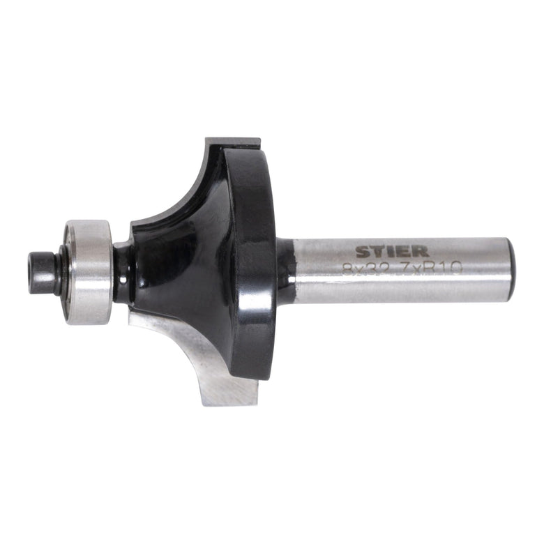 STIER rounding cutter with ball bearing 8 mm shank R6 round cutter cutter various sizes