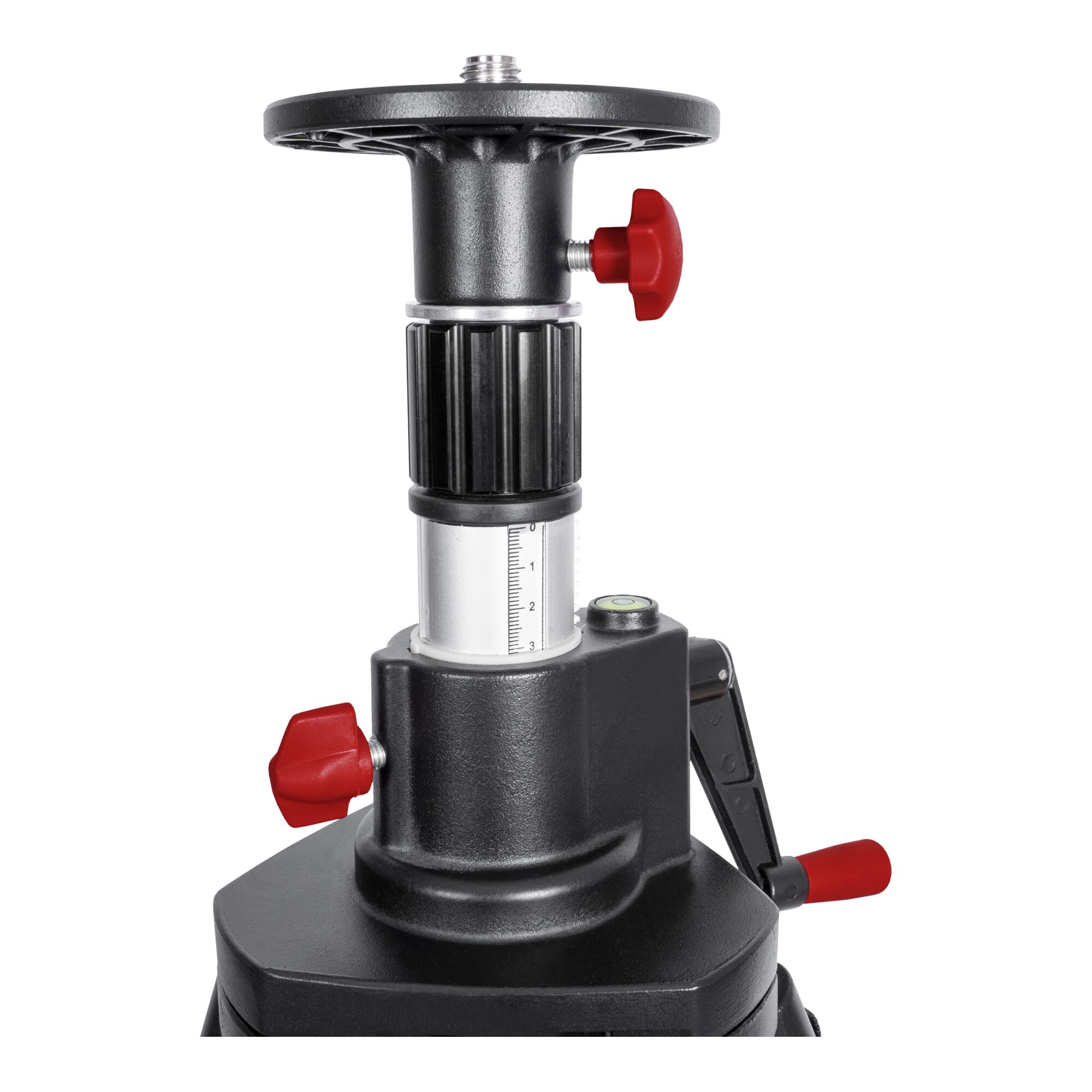 STIER Baustativ 340 cm für Rotationslaser 5/8 Zoll mit metrischer Skala