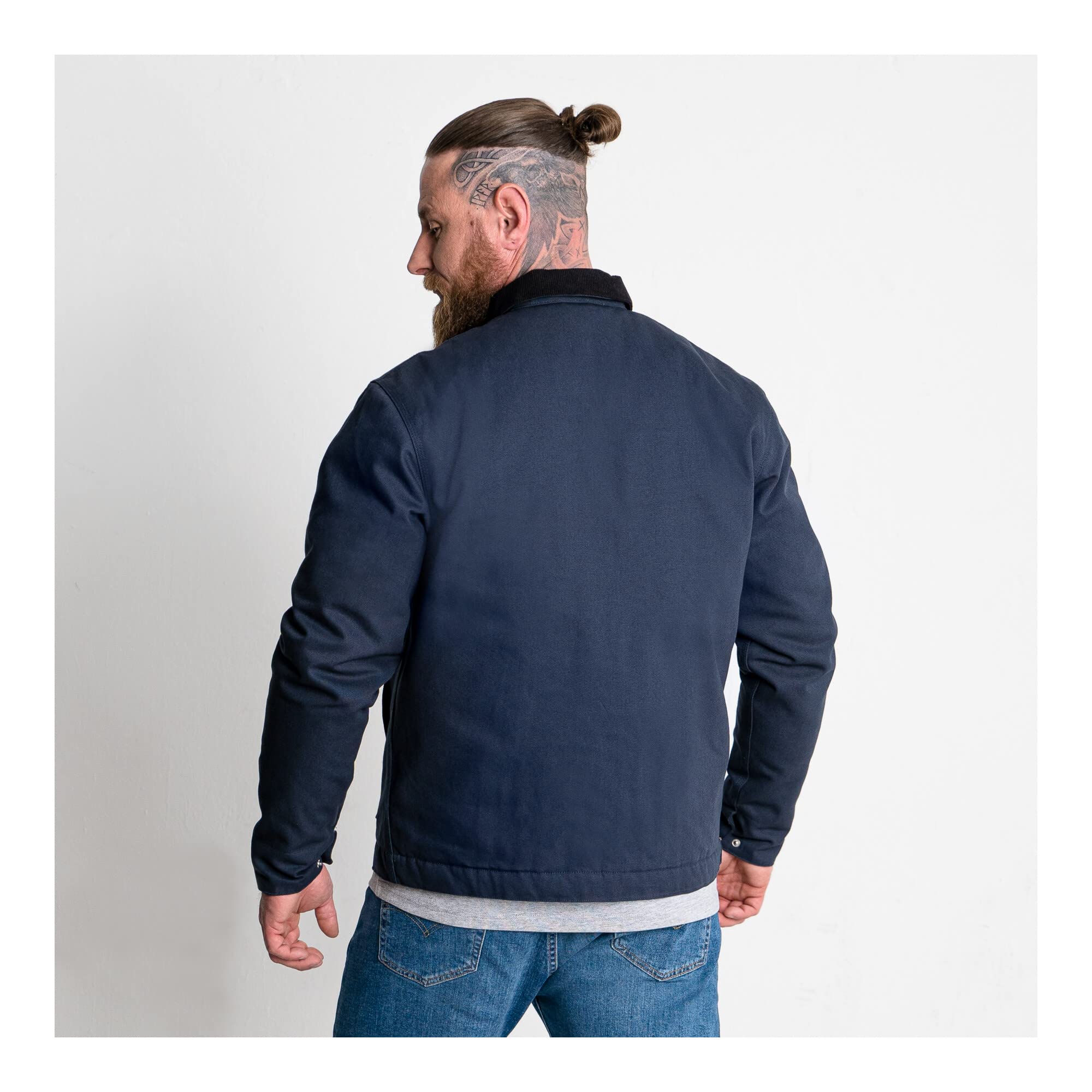 STIER Heavy Work Jacket Padded bci cotton S Navy
